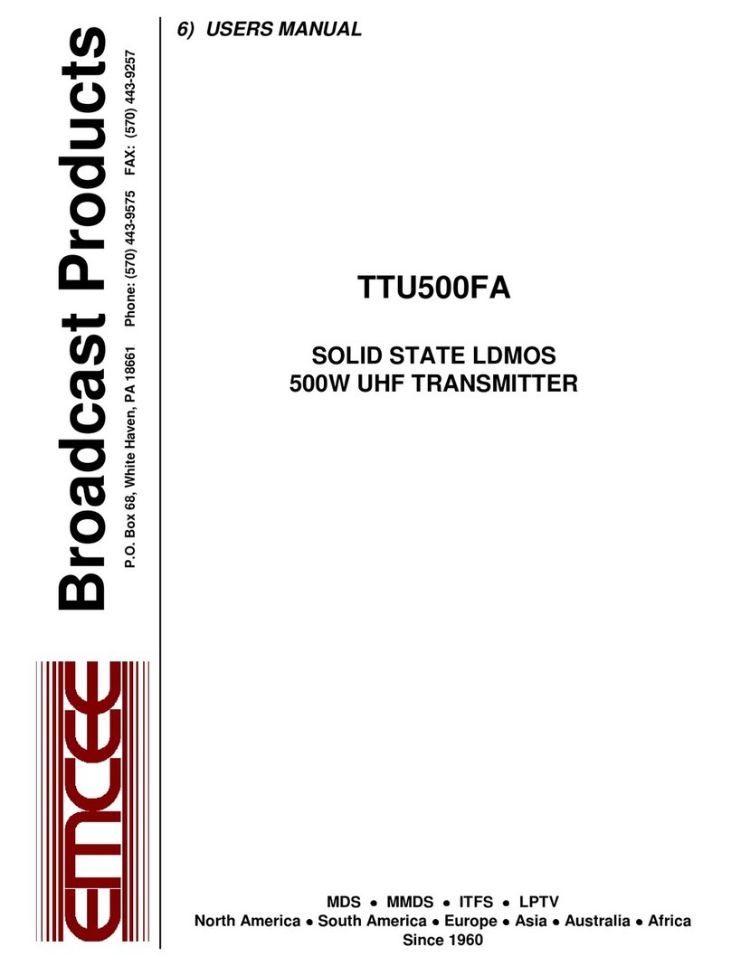 Emcee TTU500FA user manual