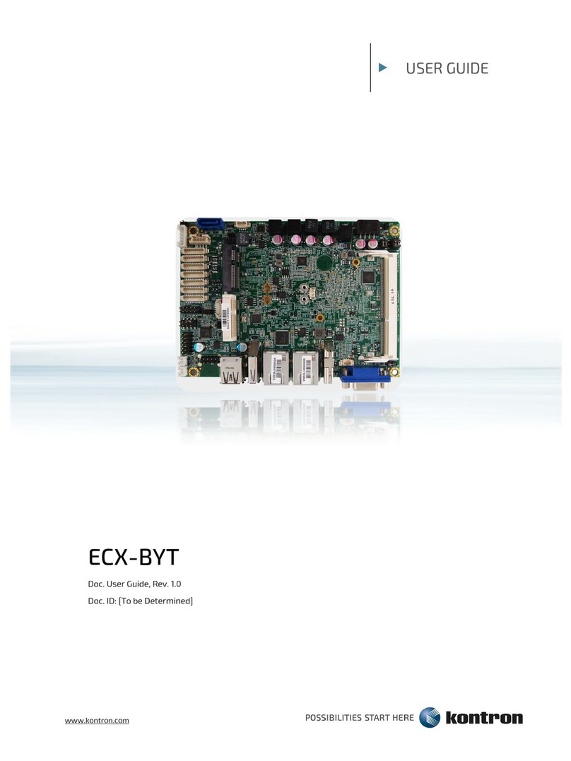 Kontron ECX-BYT User manual