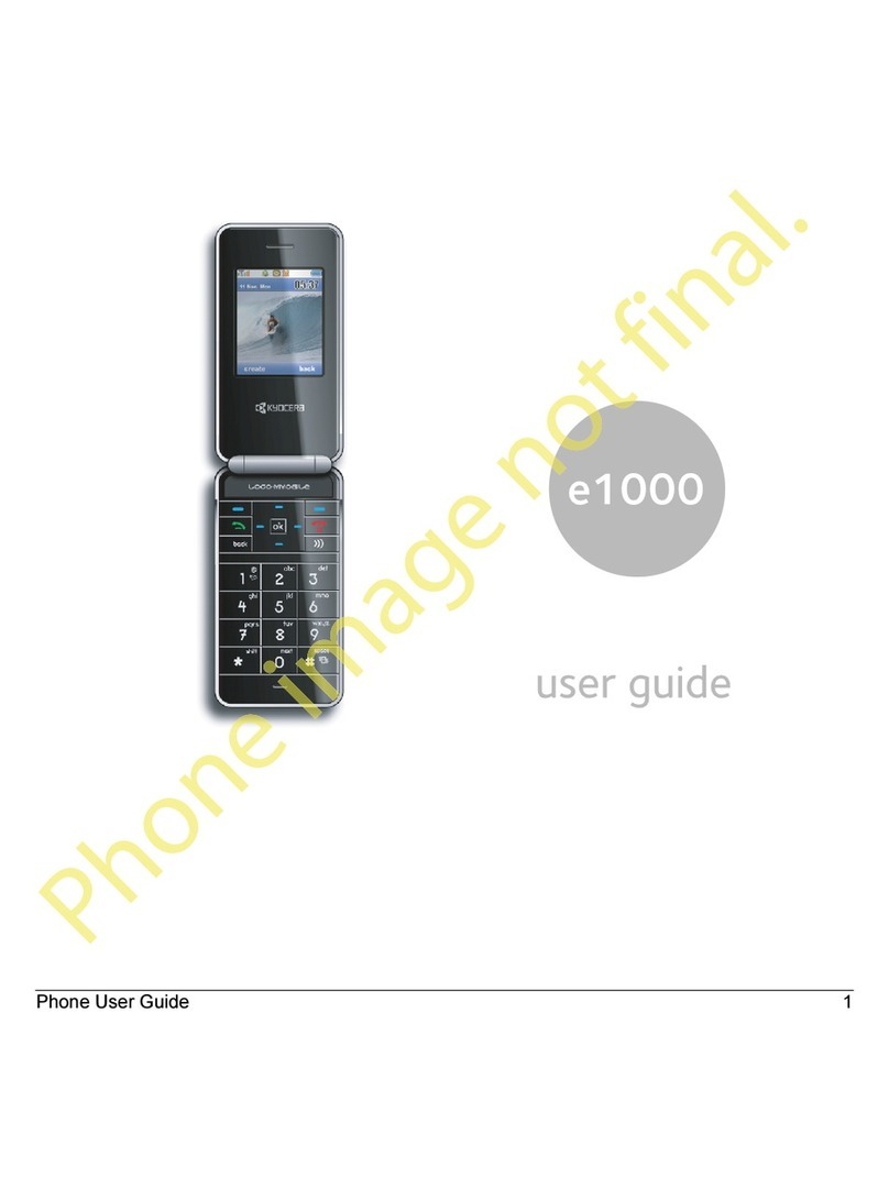 Kyocera Deco E1000 user guide