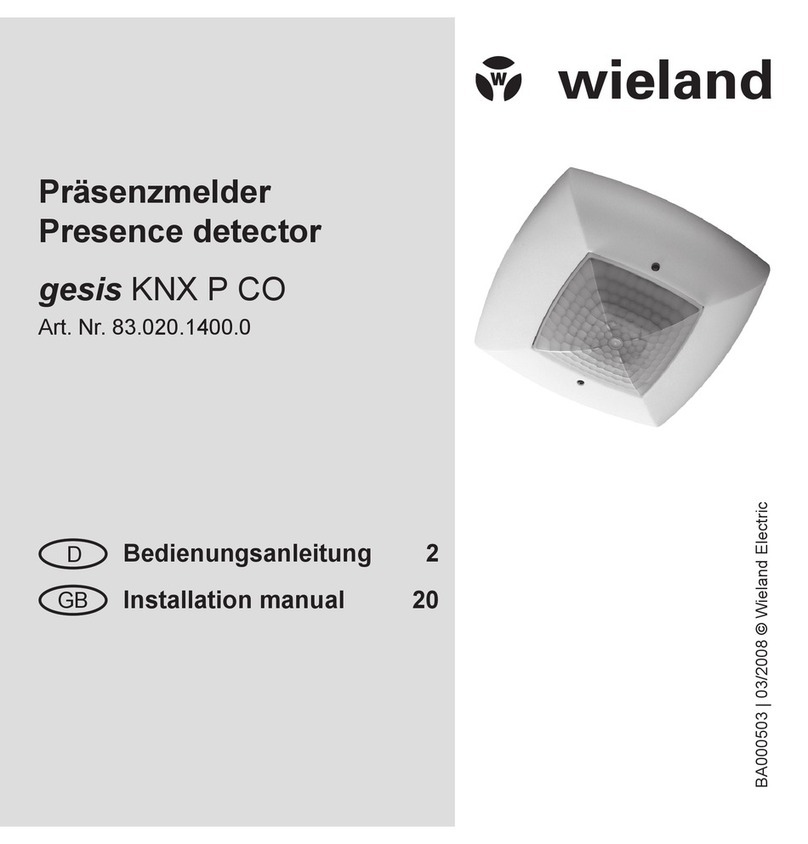 Wieland Gesis KNX P CO installation manual