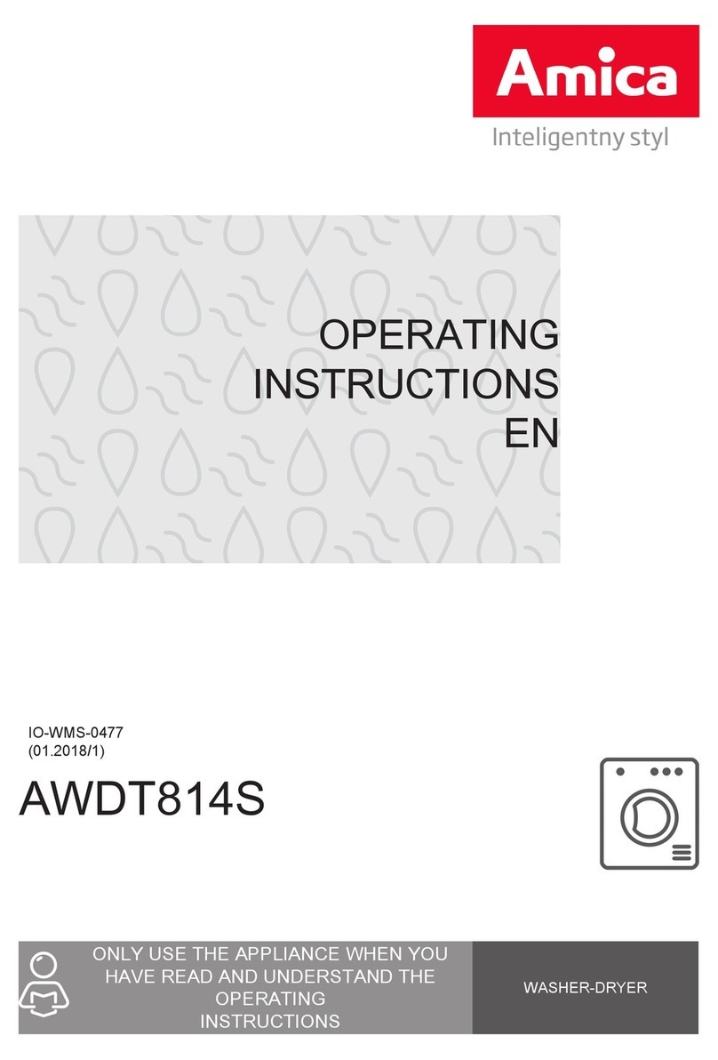 Amica AWDT814S User manual