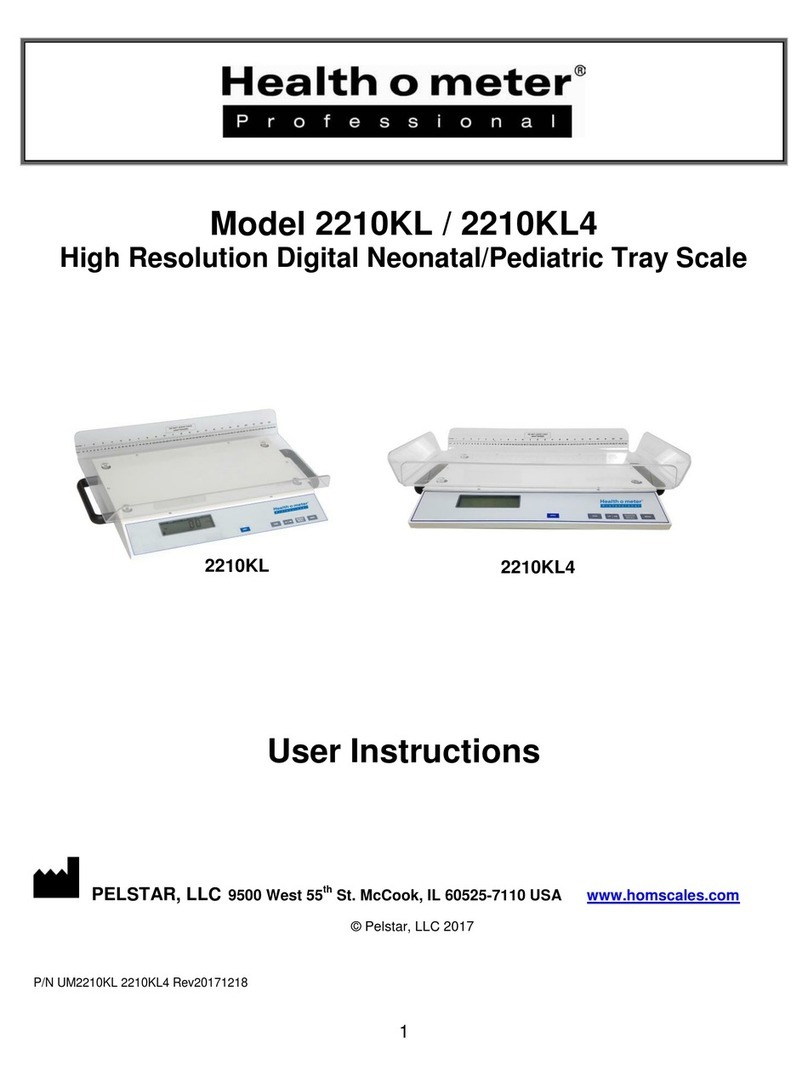 Health O Meter 2210KL User instruction