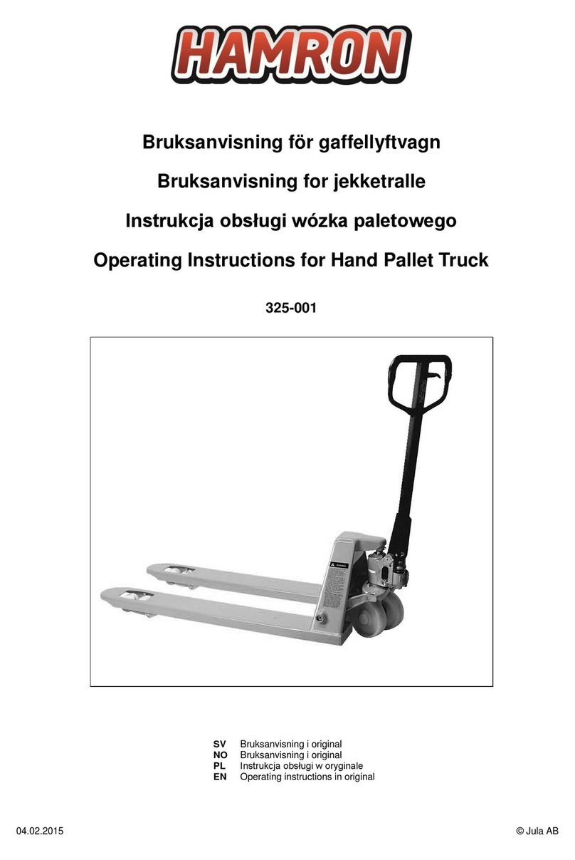 Hamron 325-001 operating instructions