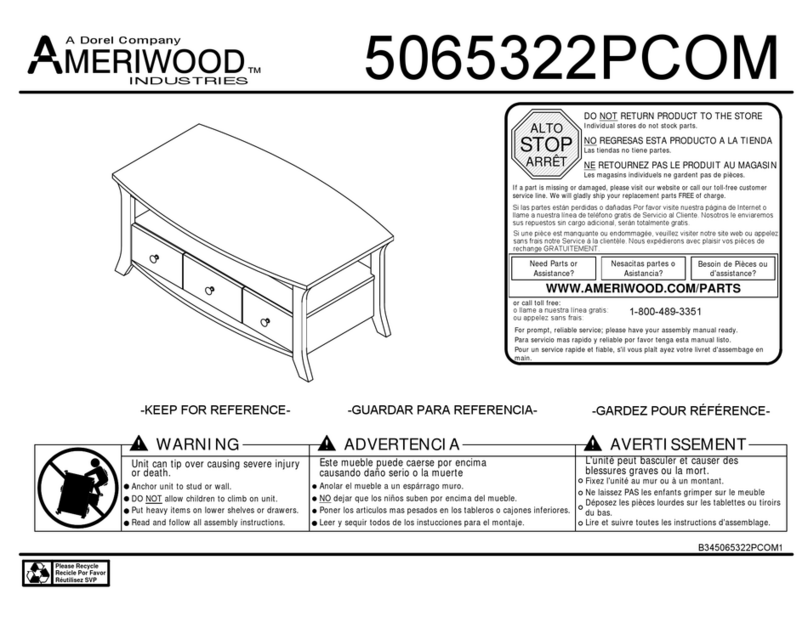 Ameriwood 5065322PCOM manual