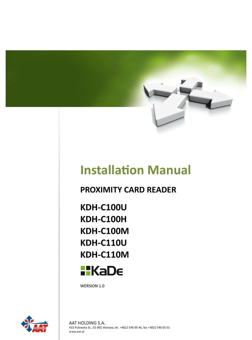 Kade KDH-C100U installation manual