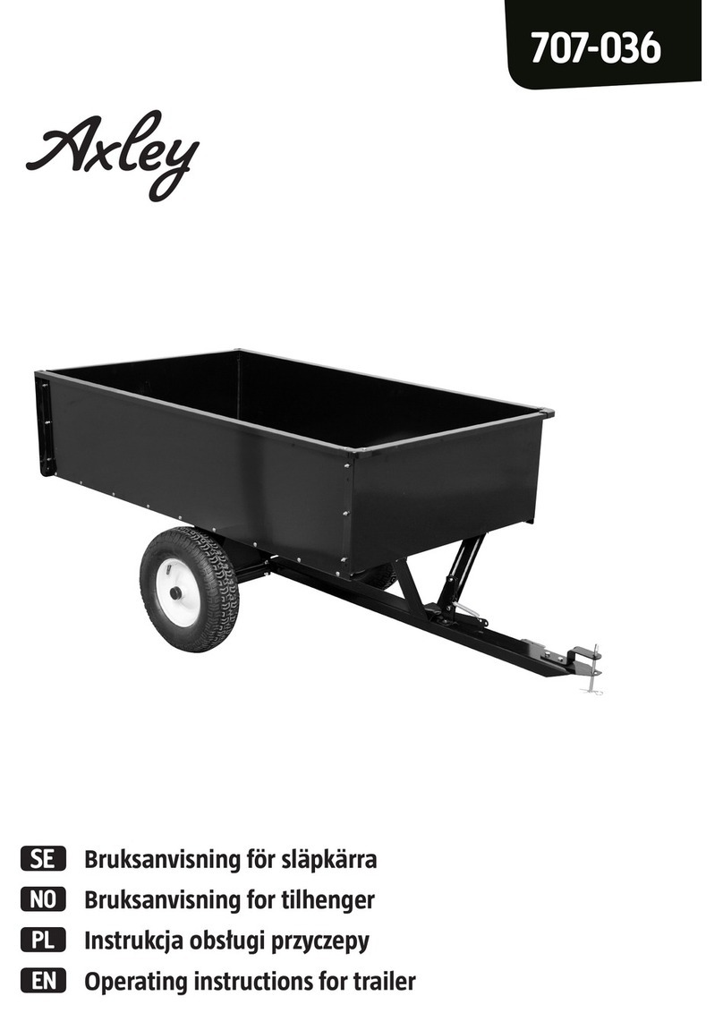Axley 707-036 operating instructions