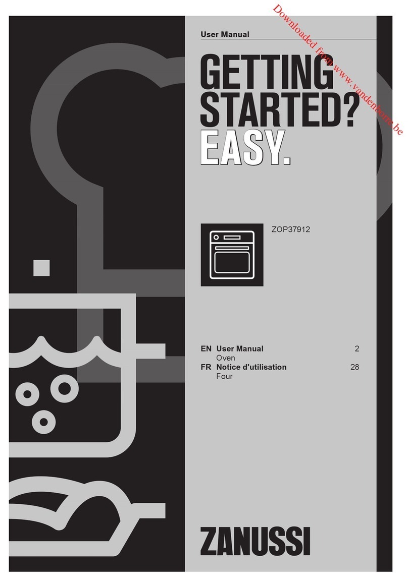 Zanussi ZOP37912 user manual