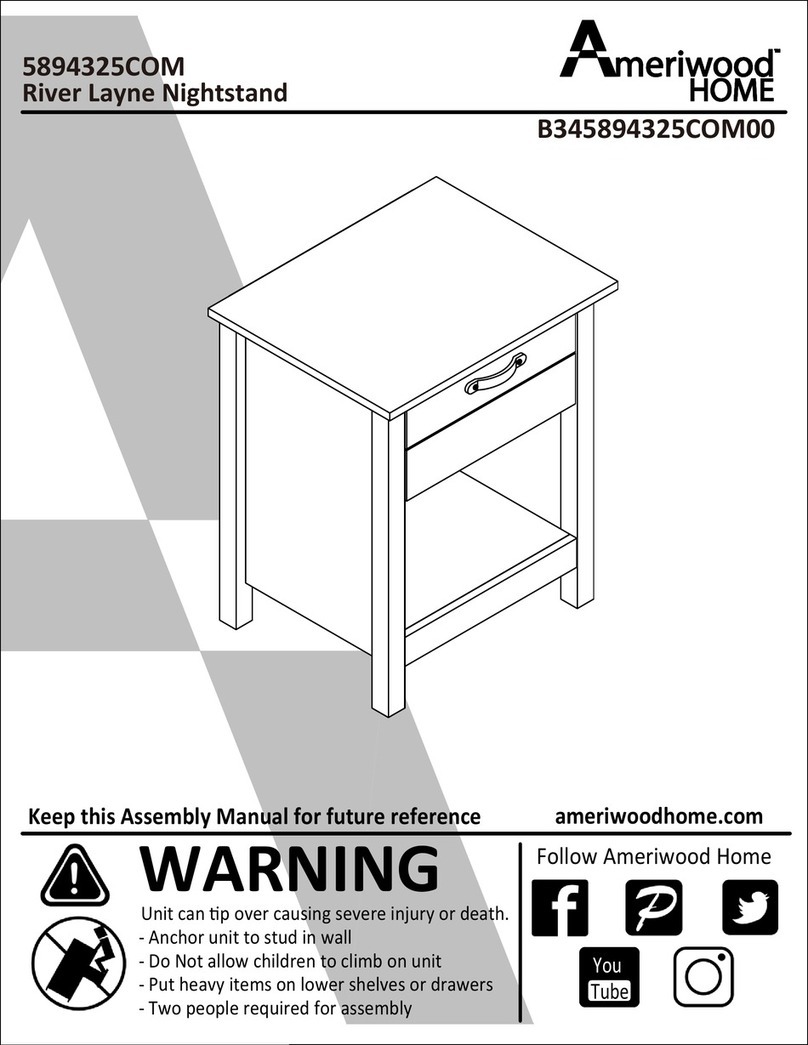 Ameriwood HOME 5894325COM Assembly manual