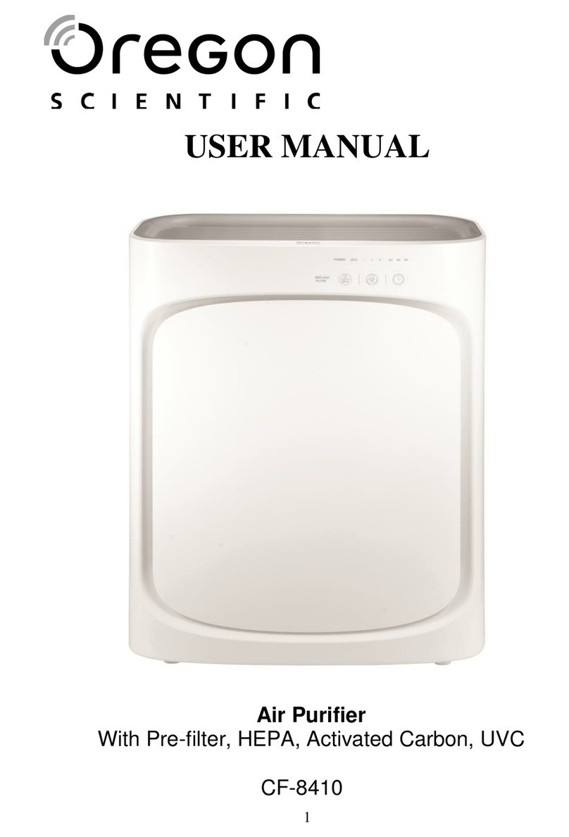 Oregon Scientific CF-8410 user manual