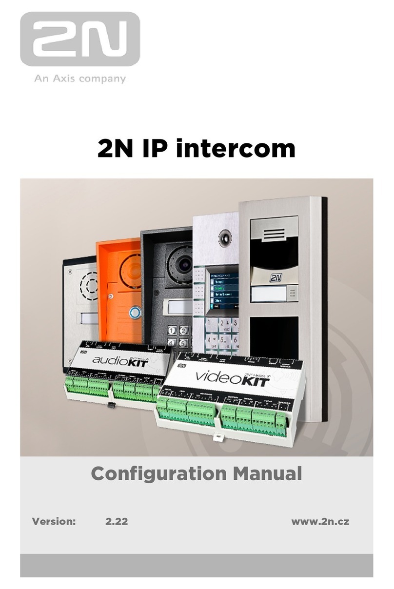 2N IP intercom Instruction sheet