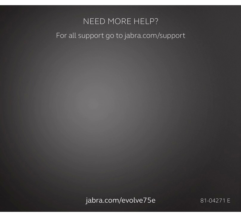Jabra Evolve 75e User manual Jabra Evolve 75e User manual