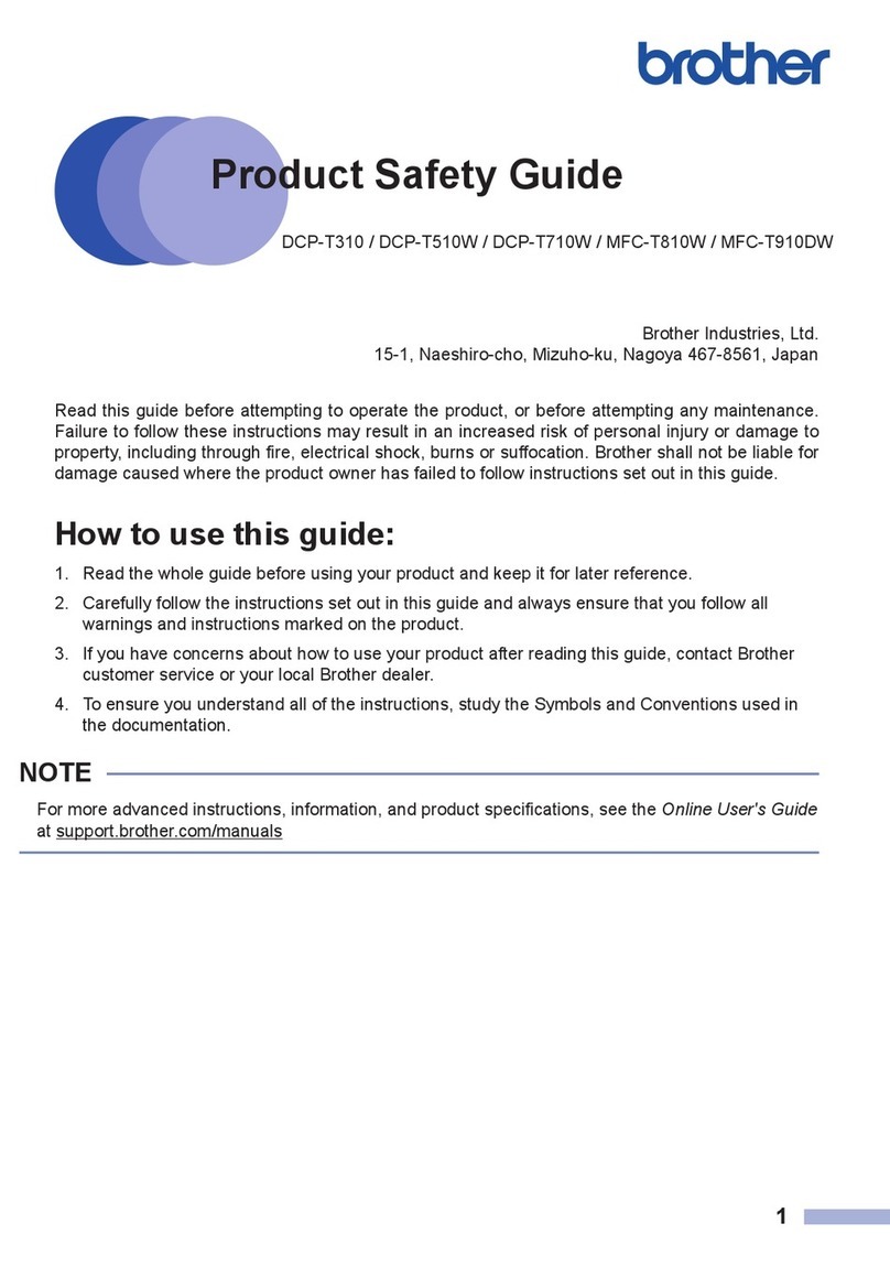 Brother DCP-T310 Operating manual Brother DCP-T310 Operating manual