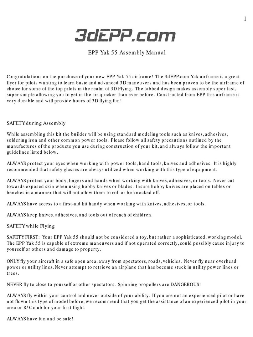 3dEPP EPP Yak 55 Assembly manual