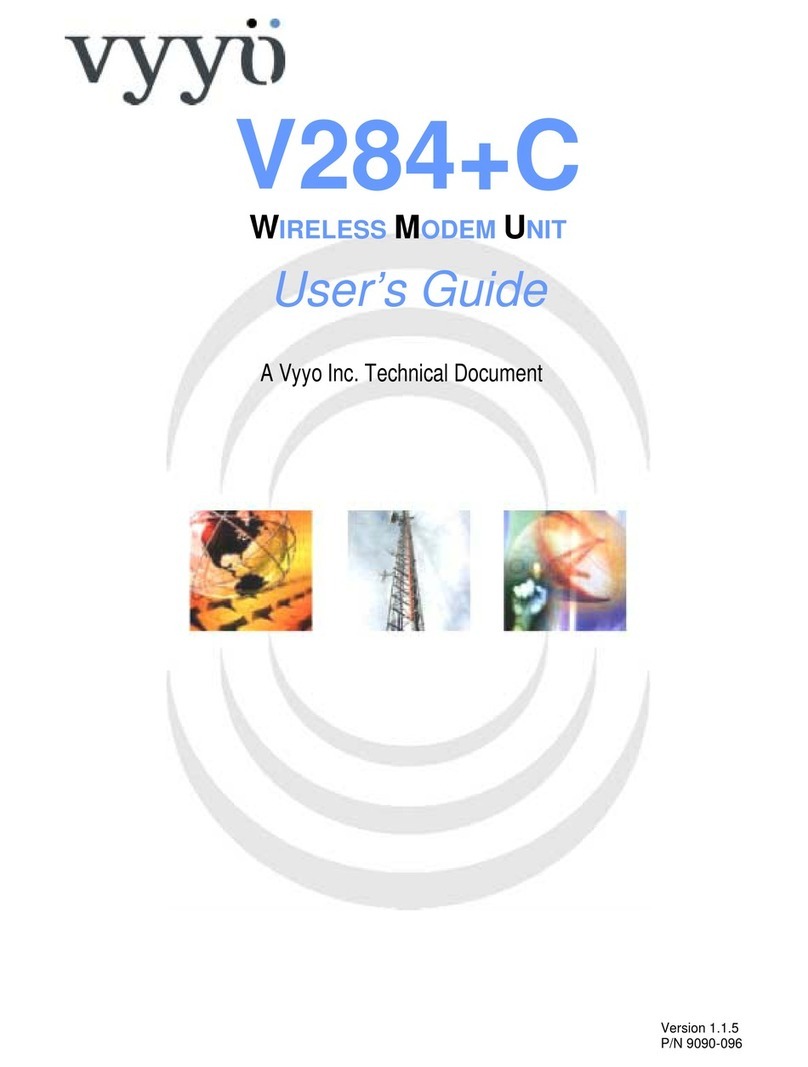 Vyyo V284+C User manual