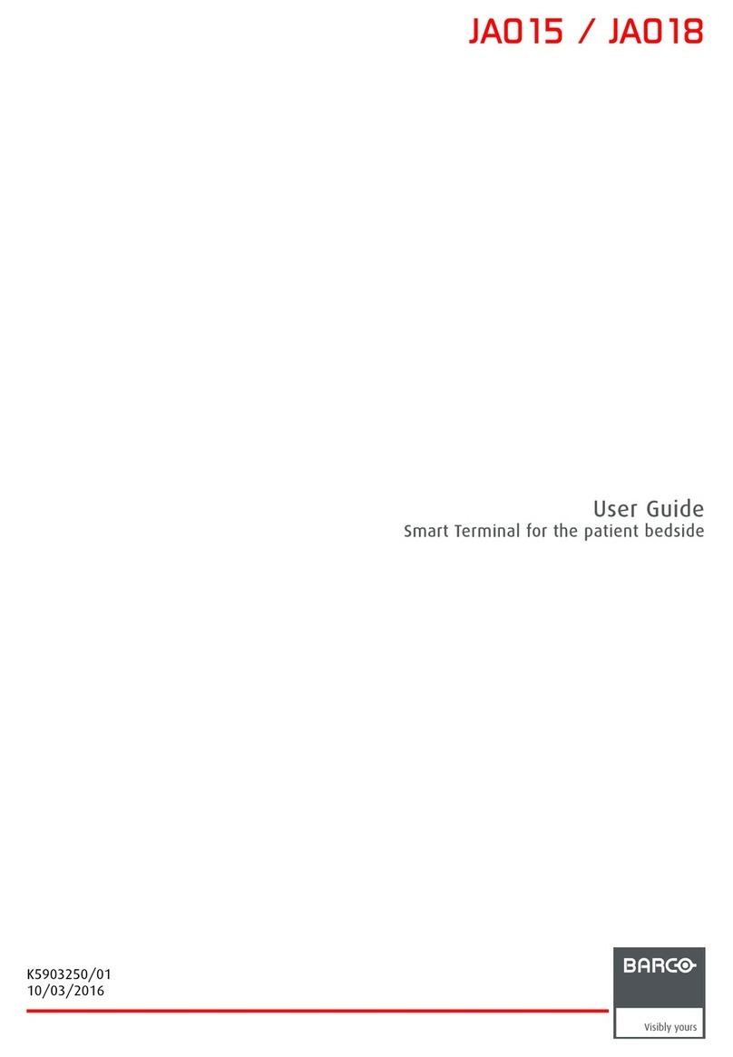 Barco JAO18 user guide