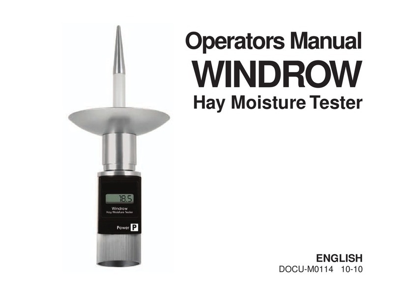 agratronix WINDROW Operator's manual