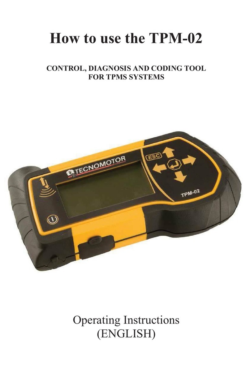 TECNOMOTOR TPM-02 operating instructions