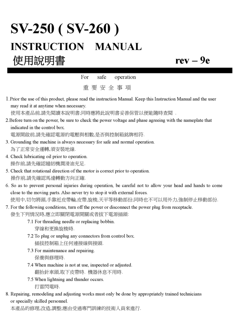 ISM SV-250 instruction manual