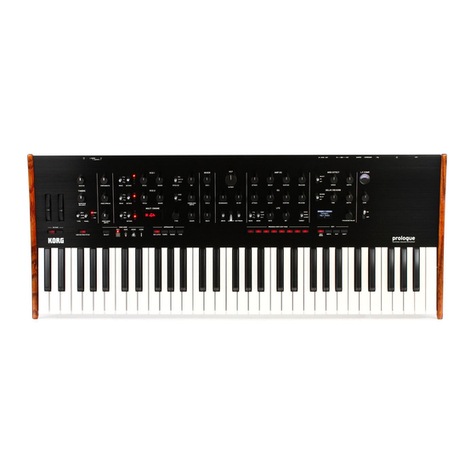 Korg prologue User manual Korg prologue User manual