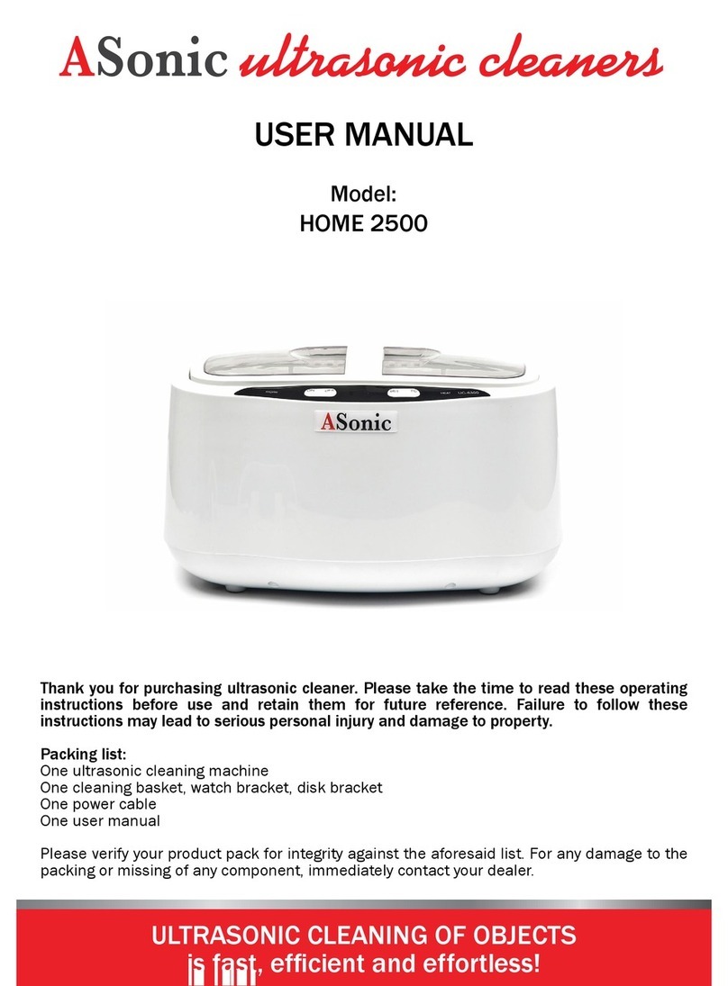 ASONIC HOME 2500 User manual