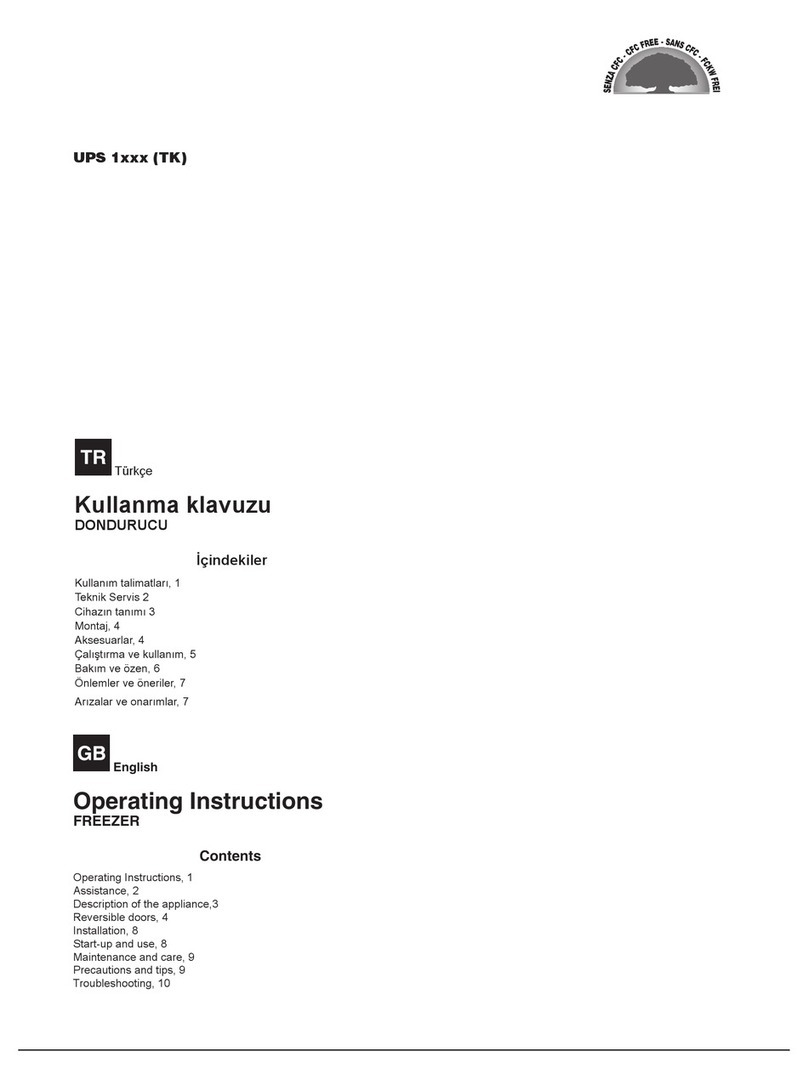 Indesit UPS 1 Series operating instructions