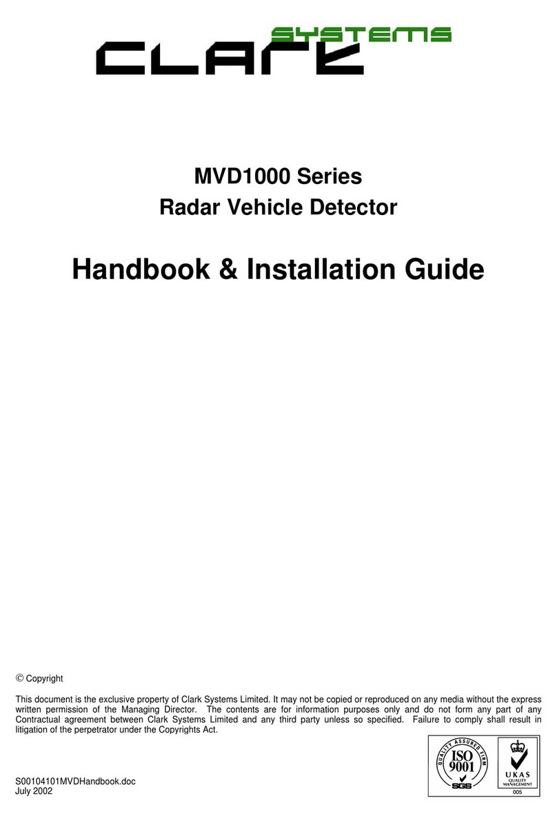 Clark Systems MVD1001 Handbook & installation guide