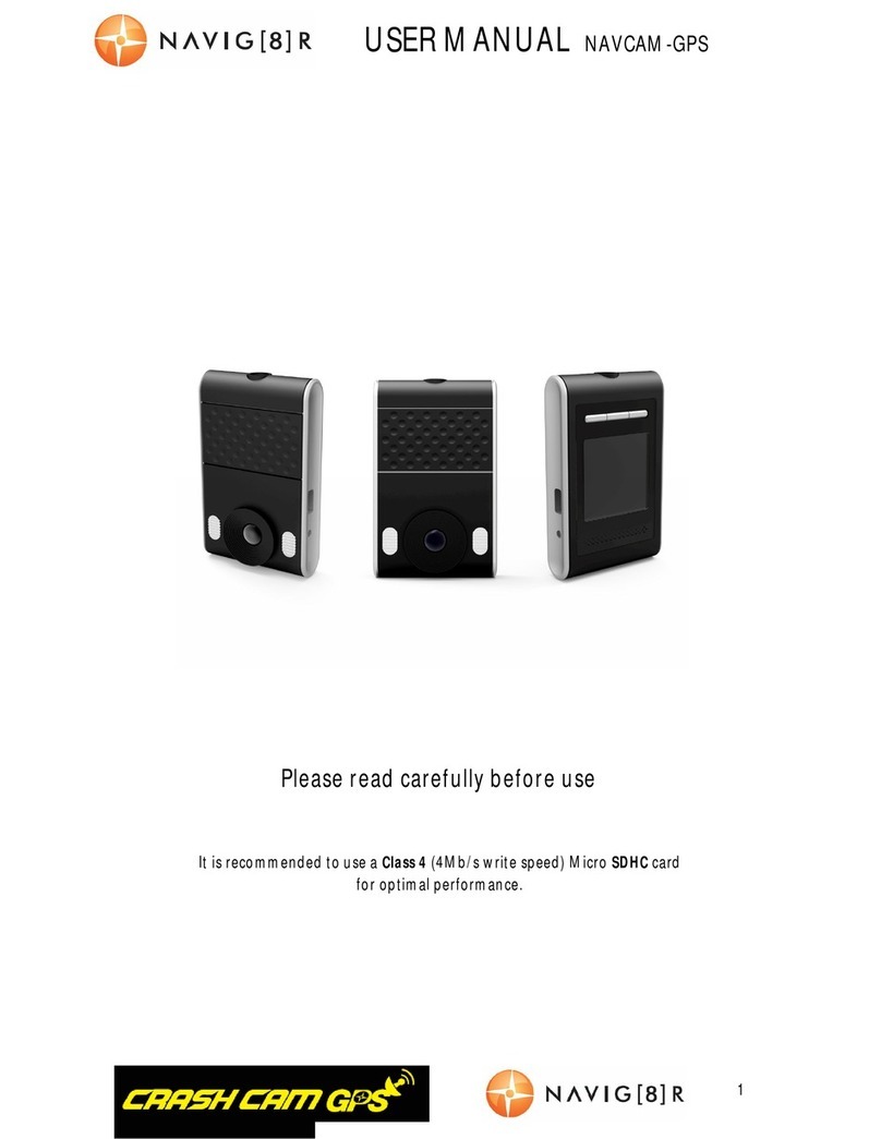Navig8r NAVCAM-GPS User manual