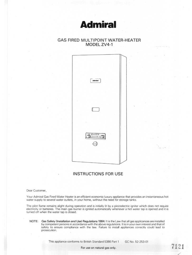Admiral ZV4-1 Instructions for use
