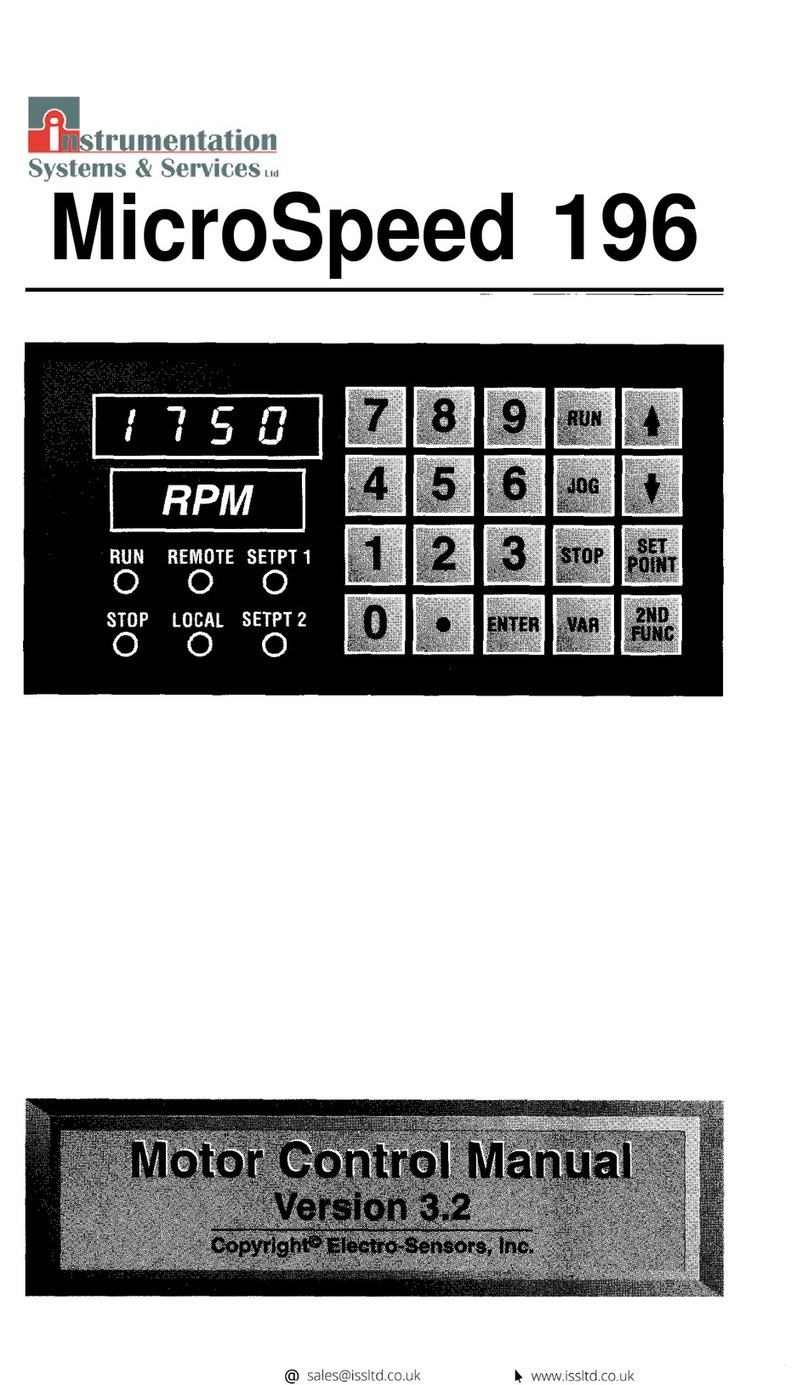 Instrumentation Systems & Services MicroSpeed 196 user manual