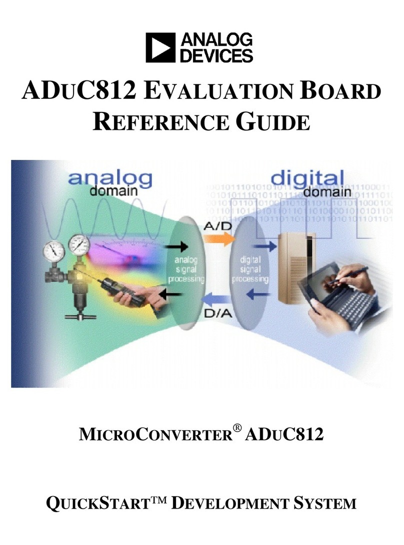 Analog Devices MICROCONVERTER ADUC812 User manual