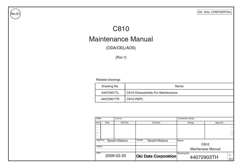 Oki C810 User manual Oki C810 User manual