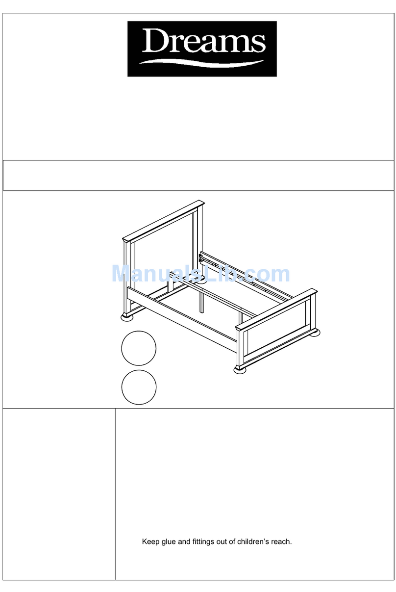 DREAMS JAMESON BED SMALL DOUBLE User manual DREAMS JAMESON BED SMALL DOUBLE User manual