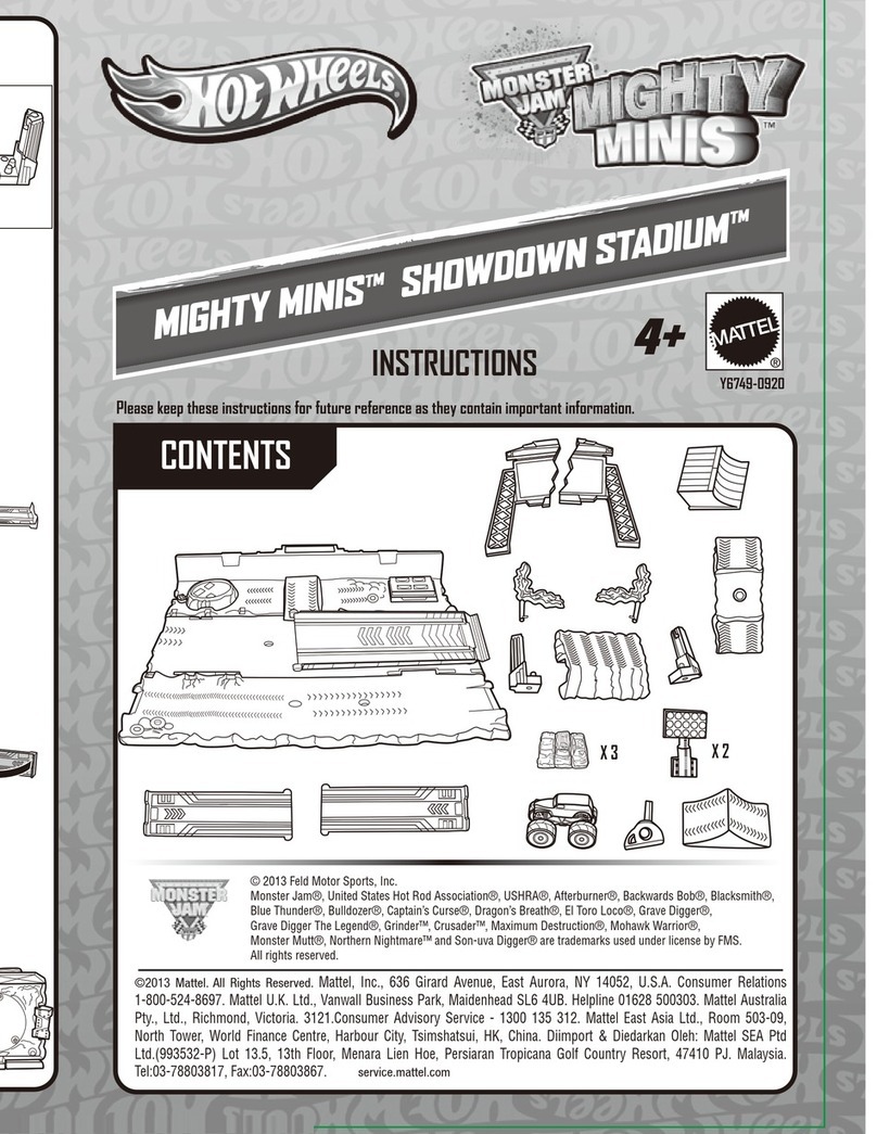 Mattel HotWheels Y6749-0920 User manual
