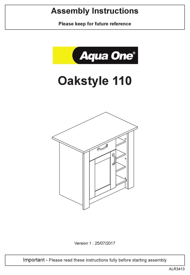 Aqua One Oakstyle 110 Assembly instructions Aqua One Oakstyle 110 Assembly instructions