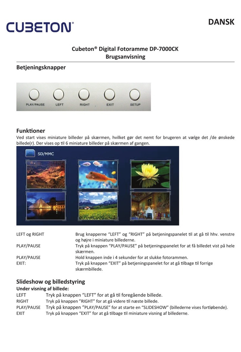 Cubeton DP-7000CK user manual