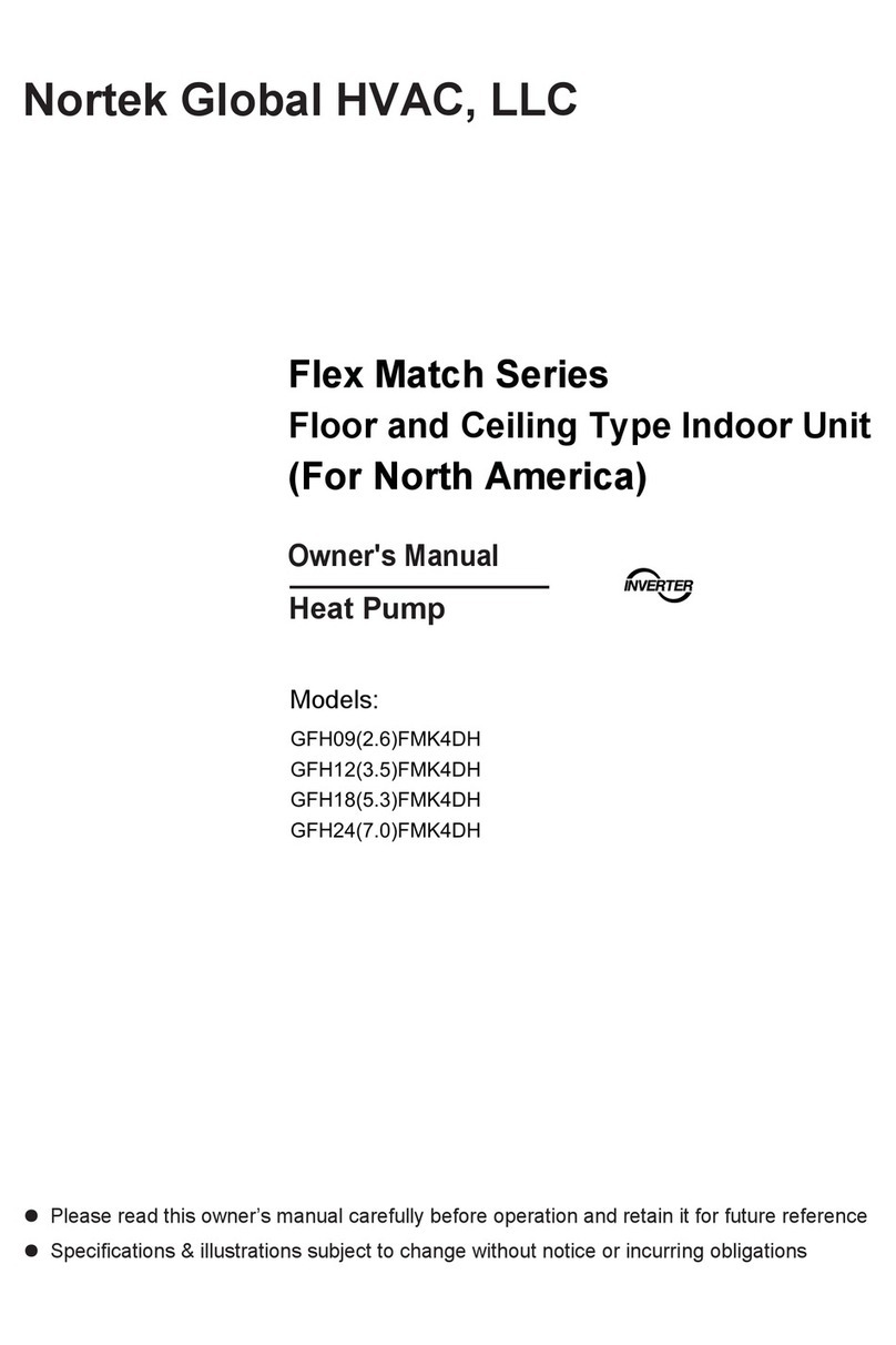 Nortek GFH09(2.6)FMK4DH owner's manual