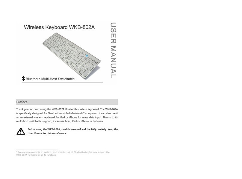 Digimore Electronics WKB-802A user manual