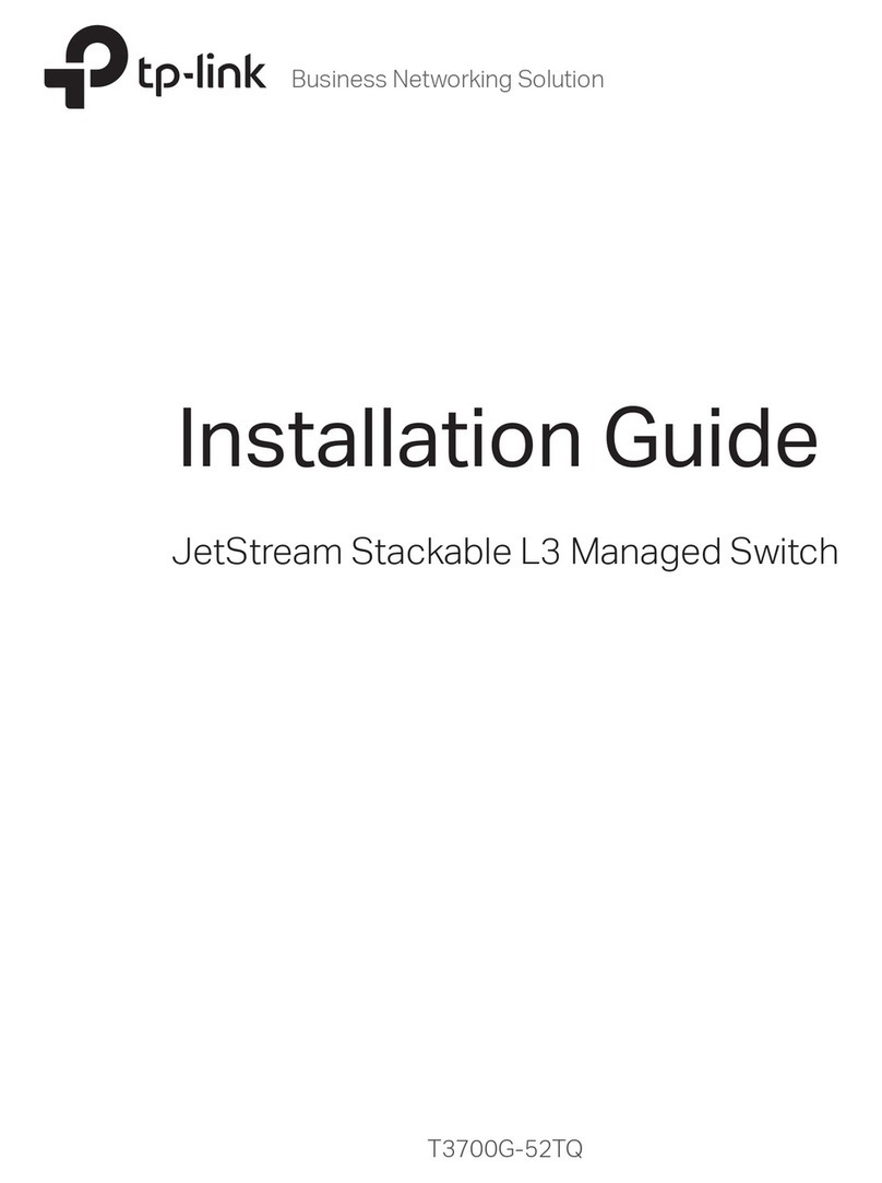 TP-Link JetStream T3700G-52TQ User manual