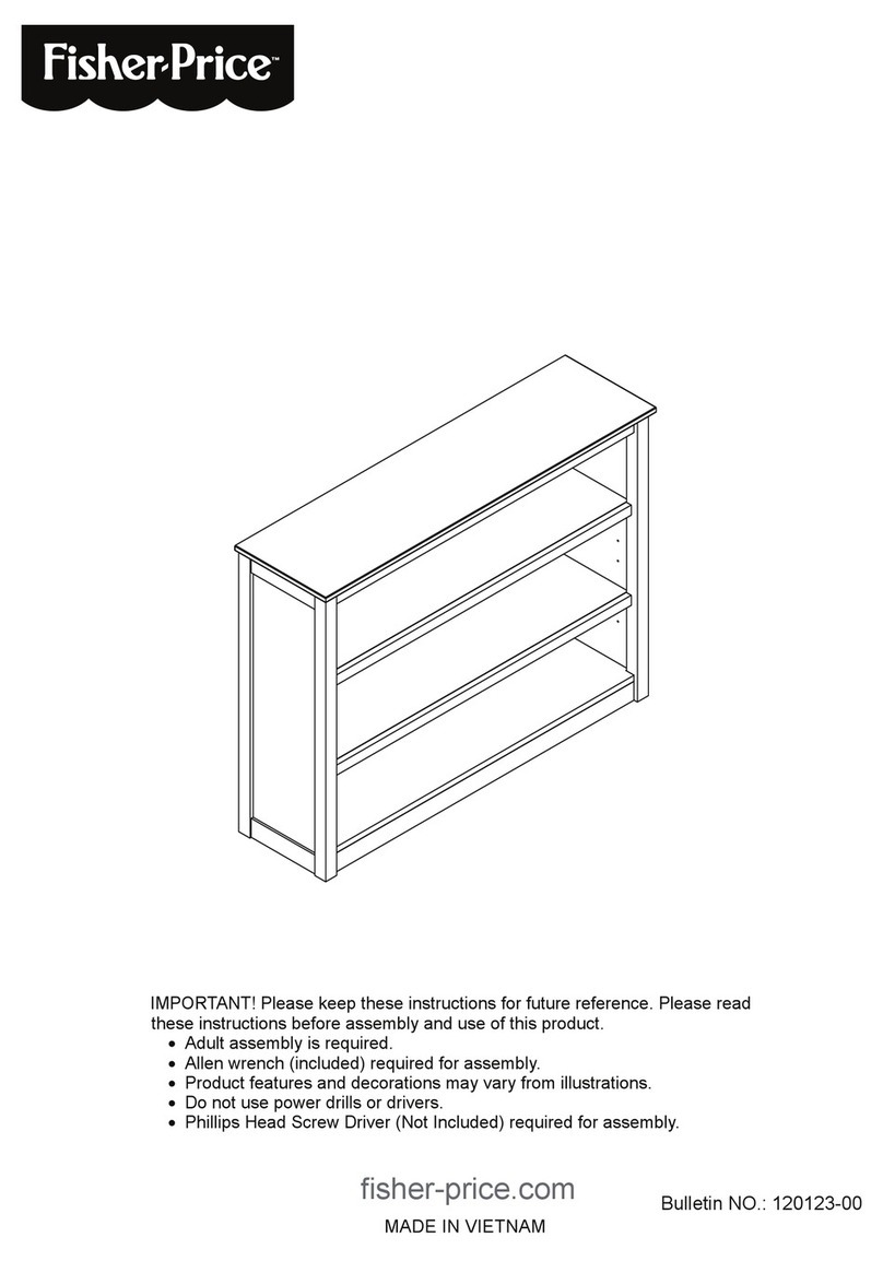 Fisher-Price Hutch/Bookcase instructions