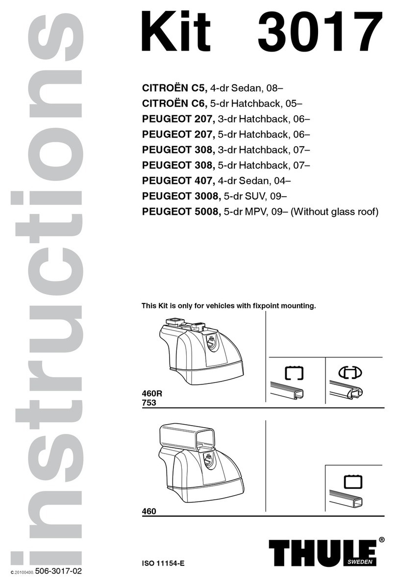Thule 3017 Kit User manual