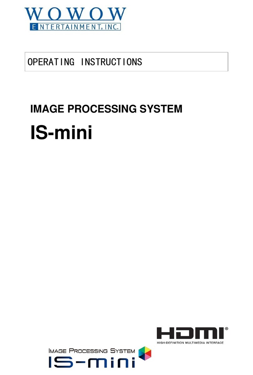 WOWOW Entertainment IS-mini operating instructions WOWOW Entertainment IS-mini operating instructions