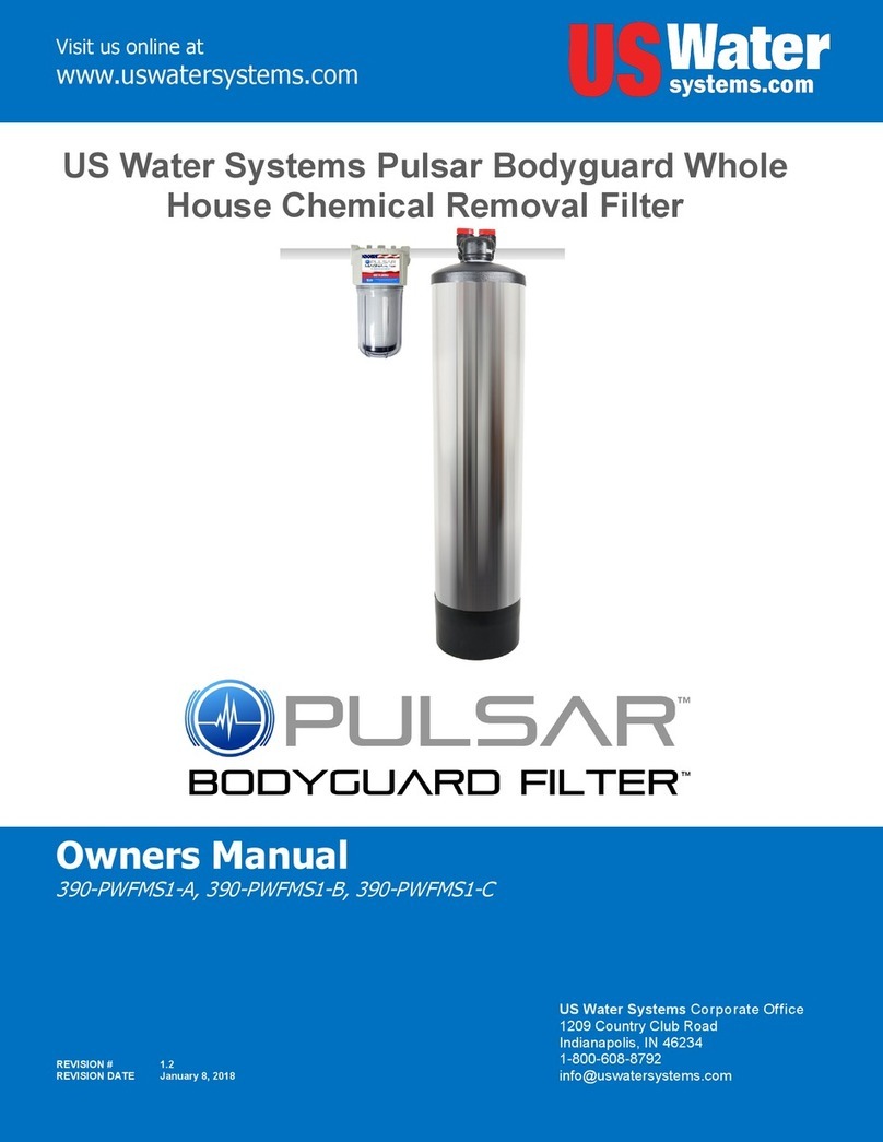 US Water Systems Pulsar Bodyguard 390-PWFMS1-A User manual