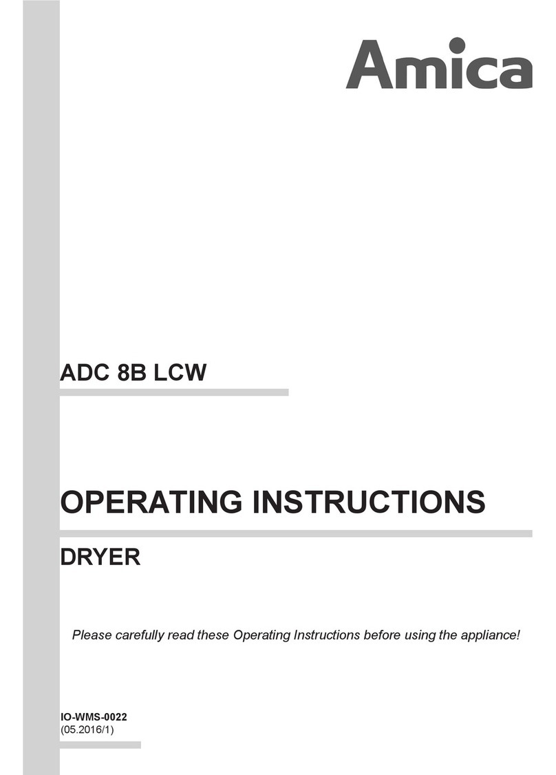 Amica ADC 8B LCW operating instructions