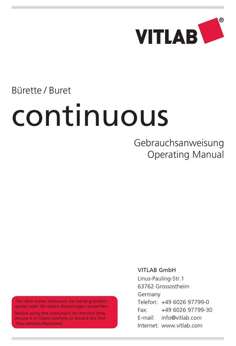 Vitlab continuous RS operating manual