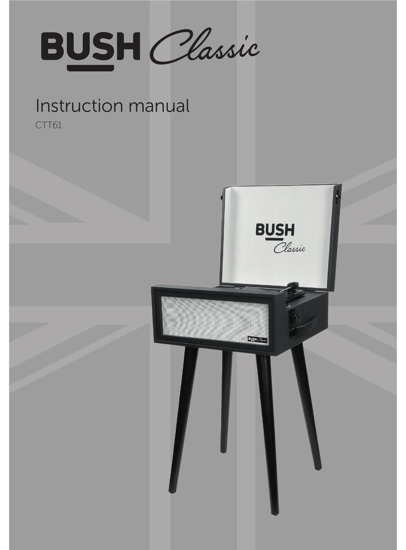 Bush CTT61 instruction manual