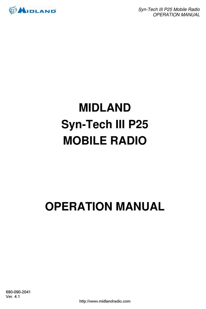 Midland Syn-Tech III P25 User manual