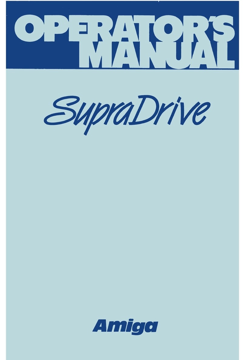 Amiga supradrive Operator's manual