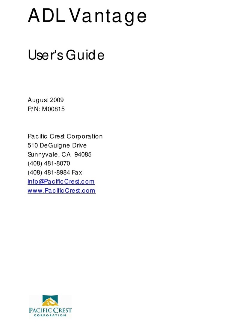 Pacific Crest ADL Vantage user guide