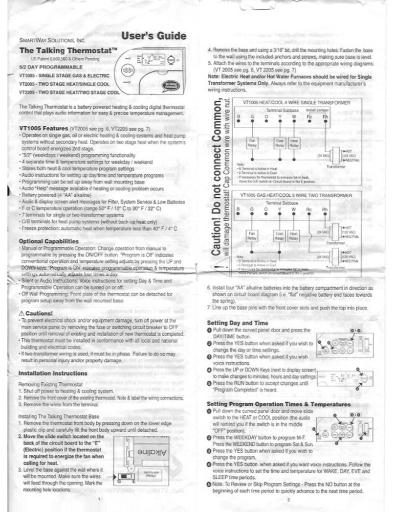 SmartWay Solutions VT1005 User manual