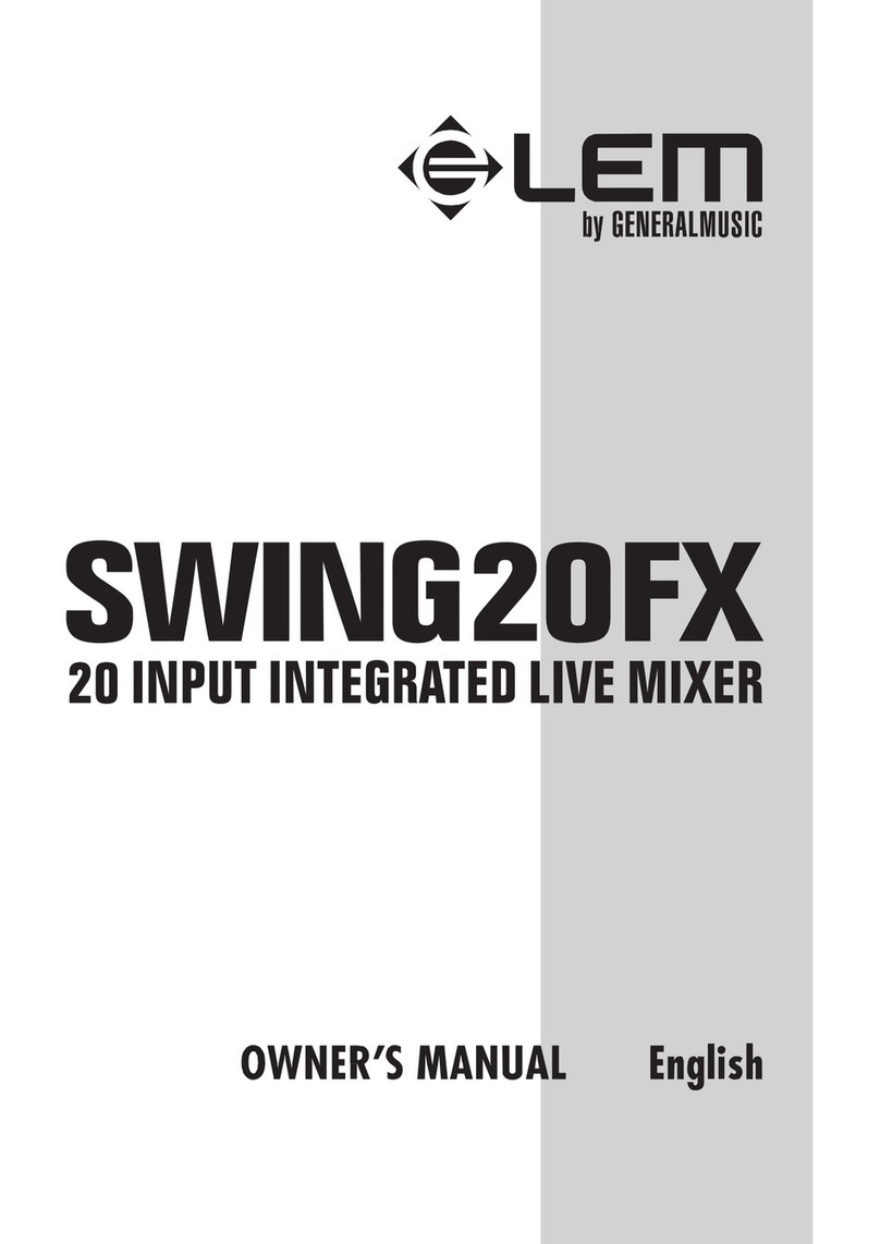 LEM SWING 20FX User manual